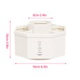 thumbnail image 3 of Pompotops 5-grid Multifonction Grande Capacité de Stockage de Bureau Boîte Étudiant Bureau Seau Maquillage Porte Brosse Rotation, 360 Degrés Rotation Personnalisé Porte Stylo Dégagement, 3 of 3