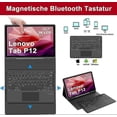 thumbnail image 2 of 2025 Lenovo Tab P12 12.7 Inch Keyboard Case with Touchpad, Black SchwarzTouchpad, 2 of 5