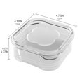 thumbnail image 5 of 4/8/10 Pcs Contenants en Plastique Transparents pour Réfrigérateur avec Couvercles, Conservation des Aliments Frais, 5 of 5
