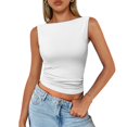 thumbnail image 2 of Fashion Ladies Going Out Casual Vest Spring Summer Basic Cute 2025 Sleeveless Fashion Vest, 2 of 5