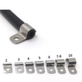 thumbnail image 3 of maskred 25pieces Durable Stainless Steel Crimping Clips For Pipeline Support Network Cable Fixing Buckle 3mm, 3 of 6
