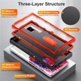 thumbnail image 4 of for Samsung Galaxy S22 Ultra 5G Case, Samsung S22 Ultra Phone Case with Built in Kickstand, Shockproof/Dustproof/Drop Proof Heavy Duty Military-Grade Rugged Protective Cover for Samsung S22 Ultra 5G, 4 of 8