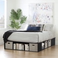 thumbnail image 1 of South Shore Flexible King Storage Platform Bed with Baskets, in Black Oak, 1 of 10