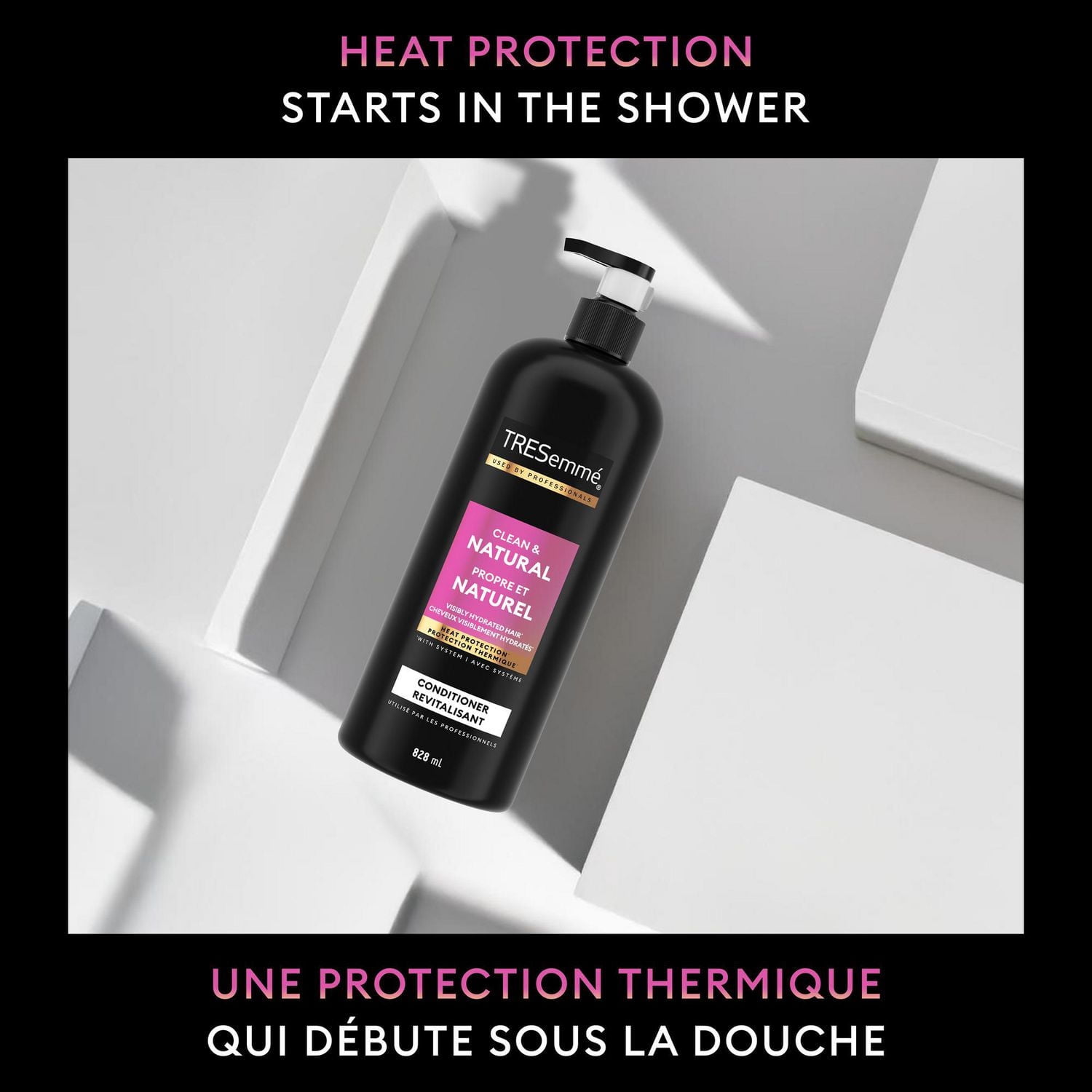 TRESemmé Revitalisant Propre et Naturel Cheveux Visiblement Hydratés, 828 ml