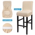 thumbnail image 4 of PiccoCasa Stretch Bar Stool Covers for Counter Height Side Chair Slipcovers, 4 of 8