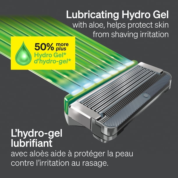 Schick Hydro Sensitive Men's Razor with Bonus Stubble Clip