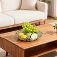 thumbnail image 4 of Ohufall 20cm 7.87In Plastic Fruit Platter Serving Tray Coffee Table Decor Home Living Room Candy Upscale Snack Plates, 4 of 6