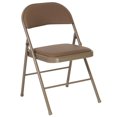 thumbnail image 1 of HERCULES Series Double Braced Beige Vinyl Folding Chair, 1 of 9