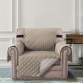 thumbnail image 4 of XYAIYT Sofa Réversible Fauteuil Slipcover Protège-Meubles Imperméable pour Animaux Enfants Microfibre de Polyester Durable avec Texture Unique Entretien Facile pour Fauteuil de Salon, 4 of 7