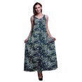 thumbnail image 1 of Bimba Robe Longue pour Femmes en Rayonne à Imprimé Floral Chic Bohème d'Été Maxi de Plage - XX-Grand, 1 of 5