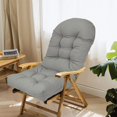 thumbnail image 3 of jinwen High Back Patio Chair Cushion Indoor Outdoor High Back Rocking Chair Cushion Light Gray, 3 of 8