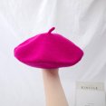 thumbnail image 1 of LinYooLi Ishihara Rimi Hat Vintage British Wool Beret Thick Japanese Painter Hat Korean Version Versatile Pumpkin Hat Girl, 1 of 9