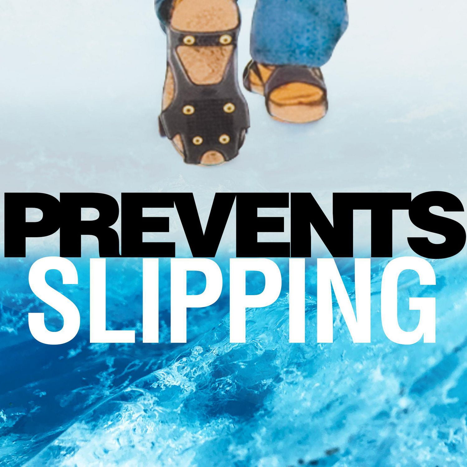 Moneysworth & Best Himalaya Ice Grips, Spike Grips empêchent le glissement et la chute, ajoutent une adhérence supplémentaire à toutes les chaussures
