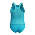 thumbnail image 4 of Speedo Girl's UV Protection Printed Colour Block Thick Strap Two Piece Tankini Set Swimsuit - Picton Blue, Size 10, 4 of 4