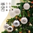 thumbnail image 1 of Christmas Tree Decorations 24 Pcs 6cm/2.36 In Shatterproof Plastic Christmas Tree Ornaments, Christmas Ball Baubles For Xmas Trees Wedding Party And Home Decor Christmas Decorations on Clearance, 1 of 6