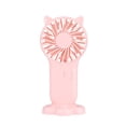 thumbnail image 1 of Pink Handheld Fan 3 Wind Levels Usb Rechargeable 800Mah Battery 5.7X3.1 Inch Portable Desktop Fan Low Noise Lightweight Strong Wind Motor Efficient Compact, 1 of 8