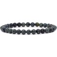 thumbnail image 1 of Bracelet Extensible Unisexe en Perles Rondes de 6 mm en Jaspe Kambaba Naturel, 1 of 2