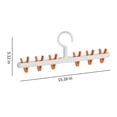 thumbnail image 3 of Vaidha Windproof Sock Clips Hanger, Clothes Drying Rack With 360鎺?Swivel Hook And Strong Clips For Drying And Organize Underwear, Socks, Hats, Scarves, Pants, 3 of 9