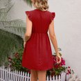 thumbnail image 5 of Gspmoly Robe d'Été, Robe Décontractée de Vacances pour Femmes à Col en V avec Ceinture à Oreilles en Bois, Robes d'Été pour Femmes Offres Prime, 5 of 5