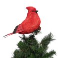 thumbnail image 4 of Holiday Time 10.5" Cardinal Christmas Tree Topper, 4 of 5