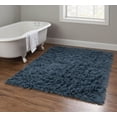 thumbnail image 4 of New Flokati 1400gr 3'6" x 5'6" Accent Rug, Denim Blue, 4 of 6