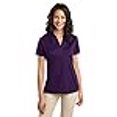 thumbnail image 3 of Port Authority Polo pour Femmes Silk Touch Performance TTG Violet Vif, 3 of 4