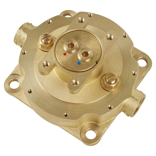 Robinet de Baignoire Autoportant Standard Américain R950SS à Clignotement, Valve Rugueuse avec Arrêts de Service, Non Fini