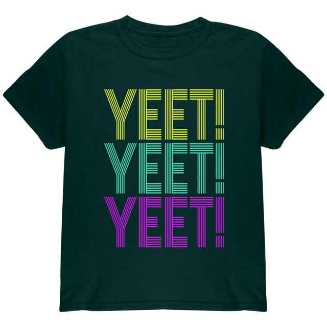 Retro Repeat Yeet T-Shirt Jeunesse Années 70 90
