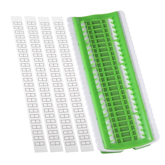 Transemion 50 Positions Embroidery Floss Organizers Portable And Durable Any Embroidery Project Save Time Green