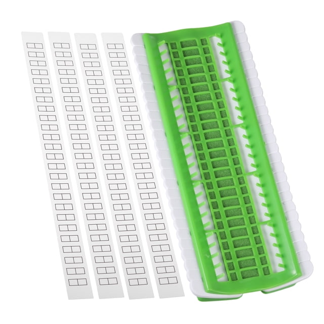 Transemion 50 Positions Embroidery Floss Organizers Portable And Durable Any Embroidery Project Save Time Green
