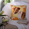 thumbnail image 3 of Carolines Treasures BB9908PW1414 Smooth Fox Terrier Fall Fabric Decorative Pillow, 3 of 4