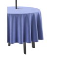 thumbnail image 3 of Vargottam Indoor/Outdoor Round Tablecloth 58 Inch with Umbrella, Waterproof Zippered Patio Table Cloths, Purple, Spring/Summer Theme, Circular Table, 3 of 7