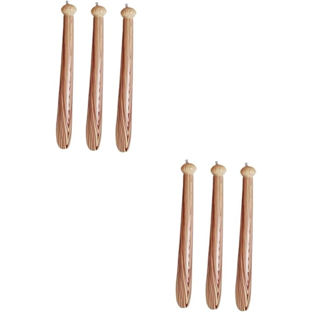 SURJDE 6 Pcs Inflatable Baseball Children‘s Toys, featuring six inflatable baseball bats with a wood-grain design. Made from durable PVC material, these lightweight and safe toys are ideal for outdoor games, sports-themed parties, or playroom decorations. Easy to inflate and suitable for toddlers and young children.