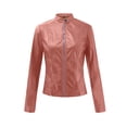 thumbnail image 3 of Drppepioner Veste Motard à Revers pour Femmes, Fermeture à Glissière, Courte, Punk, Grande Taille, 3 of 6