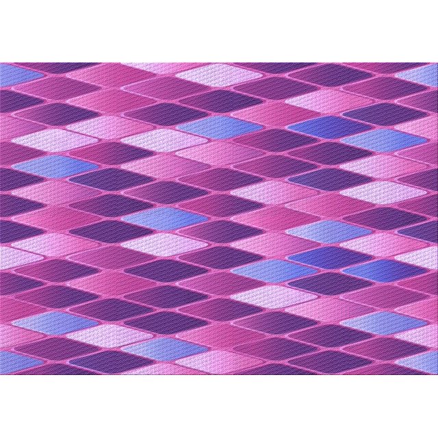 Ahgly Tapis Rectangulaire Lavable en Machine Intérieur Transitionnel Heliotrope Violet, 8 Pieds x 12 Pieds