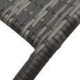 thumbnail image 5 of vidaXL Chaise Longue Pliante en Rotin Gris, 5 of 5