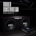 thumbnail image 2 of MTX 12" Dual Subwoofer Enclosure, Planet Audio Amplifier, 2 Soundstorm Wire Kits, 2 of 12
