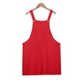 thumbnail image 4 of Wdgfv Girls Overall Shorts Kids Summer Casual Adjustable Strap Rompers Red 5-6 Years, 4 of 7