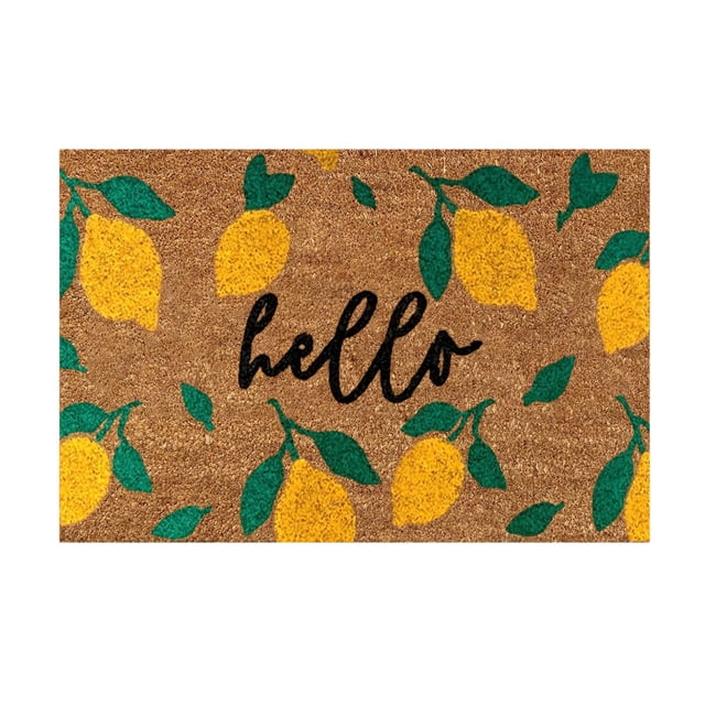 Giyblacko Carpet Door Mats Lemon Mat Holiday Mat Welcome Door Mat Polyester Door Mat