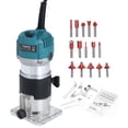 thumbnail image 1 of Amdohai 800W Compact Wood Router Tool Set 110V Electric Trimmer Wood Router with 15pcs Router Bits, 1 of 7