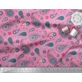 thumbnail image 3 of Soimoi Cotton Poplin Fabric Artistic Paisley Decor Fabric Printed Yard 56 Inch Wide, 3 of 3