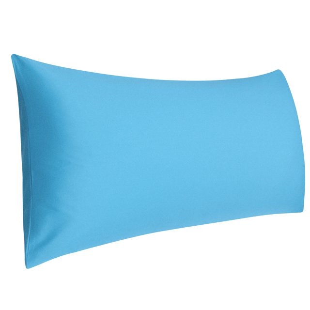 PiccoCasa Body Pillowcase 300 Thread Count Egyptian Cotton Pillowcase Queen Blue