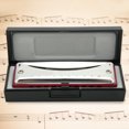 thumbnail image 4 of Harmonica, Cute Blue Harmonica, Strong Portable Abs Resin Material Stainless Steel Cover For Performance Beginners Gift Professional White,Blue,Orange,Red,Black, 4 of 8
