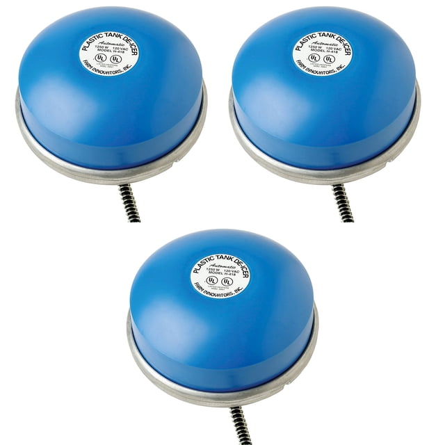 Farm Innovators H-418 Glacière Flottante 1250W, Bleu (3 Pack)