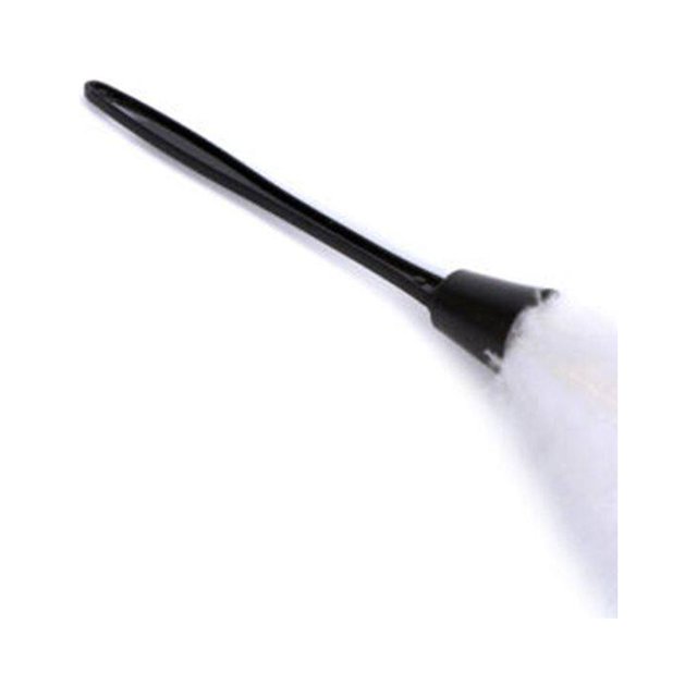 35cm Feather Duster Dust Brush Mini 35cm Portable Desktop Anti-static Cleaning Brushes Decorations Computer Keyboard Supplies for Bedroom Bathroom White
