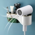 thumbnail image 4 of TIMIFIS Storage Rack Hair Dryer Rack Punch- Bathroom Wall-Mounted Hair Dryer Bracket Bathroom Hair Dryer Storage Rack Bathroom Accessories, 4 of 6