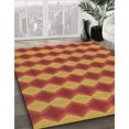 thumbnail image 3 of Ahgly Company Tapis Rectangulaire Rouge Lavable en Machine, 6 Pieds x 9 Pieds, 3 of 7