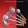 thumbnail image 4 of Superior Stainless Steel Kitchen Utensil Set 5 Piece Heavy Duty Cooking Tools Including Spatula Turner Soup Spoon And Strainer Heatresistant Built To Last, 4 of 8
