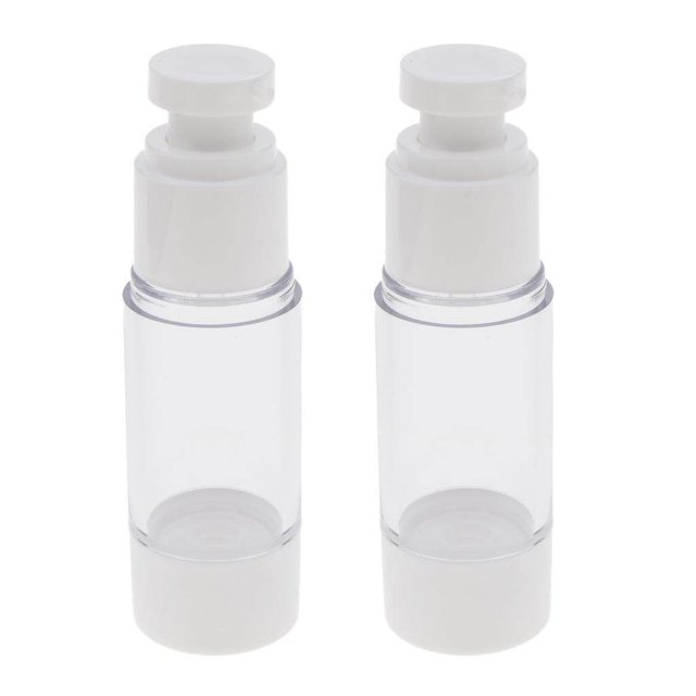 tredstone 2x Flacon de Pompe Airless Stérile Toner/loton/sérum 30ml