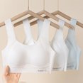 thumbnail image 4 of AJZIOJIRO Kids Girls Training Bra M-3XL Supportive Seamless Sports Bras for Teens Girls with Racerback Removable Pads, 4 of 8